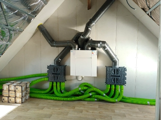 Installation VMC réalisée par ARENERGIE à Lissieu